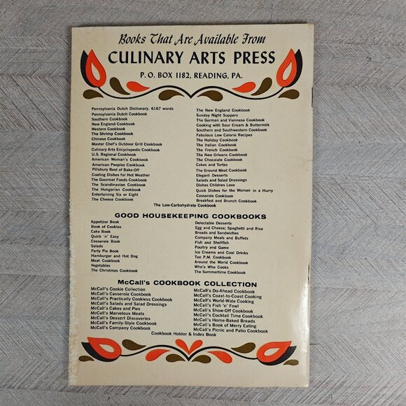 Pennsylvania Dutch Cookbook Of Fine Old Recipes Vintage Local Ethnic 1967 - Picture 2 of 4